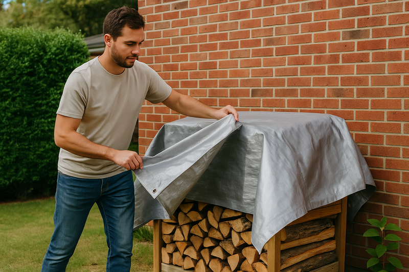 Heavy Duty Silver Tarpaulin 140gsm – Premium Waterproof, UV-Resistant Tarp Sheet for All-Weather Outdoor Protection