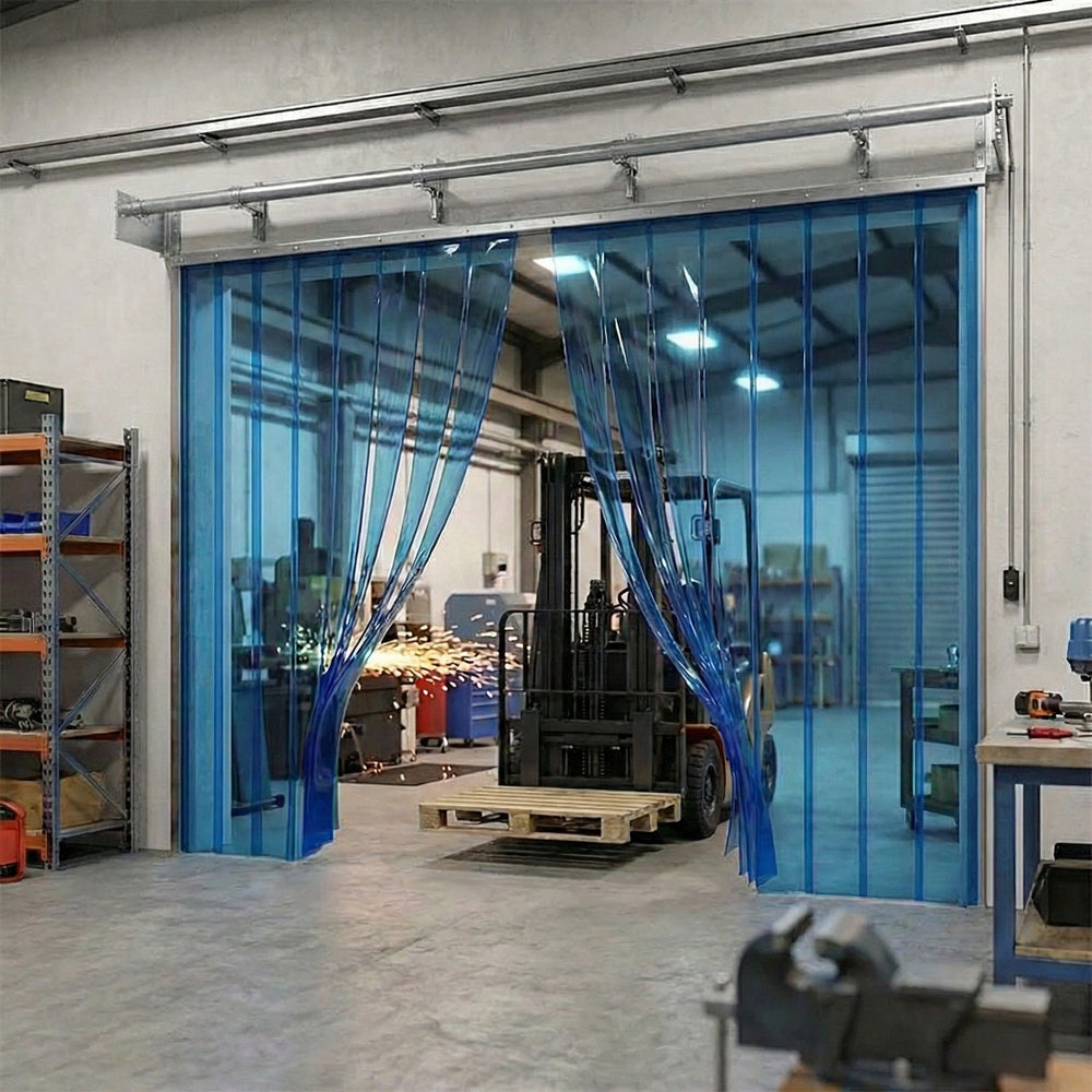 Transparent Colour PVC Strip Rolls – Flexible, High-Visibility PVC for Zoning & Partitioning