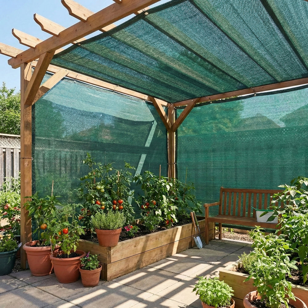 Premium 80% Shade and Privacy Netting - Lightweight HDPE Mesh for Outdoor Use, Available in Multiple Sizes and Lengths
