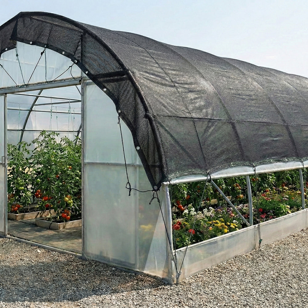 Premium 35% Knitted Windbreak - 50m Roll with UV Protection for Effective Shade and Wind Reduction