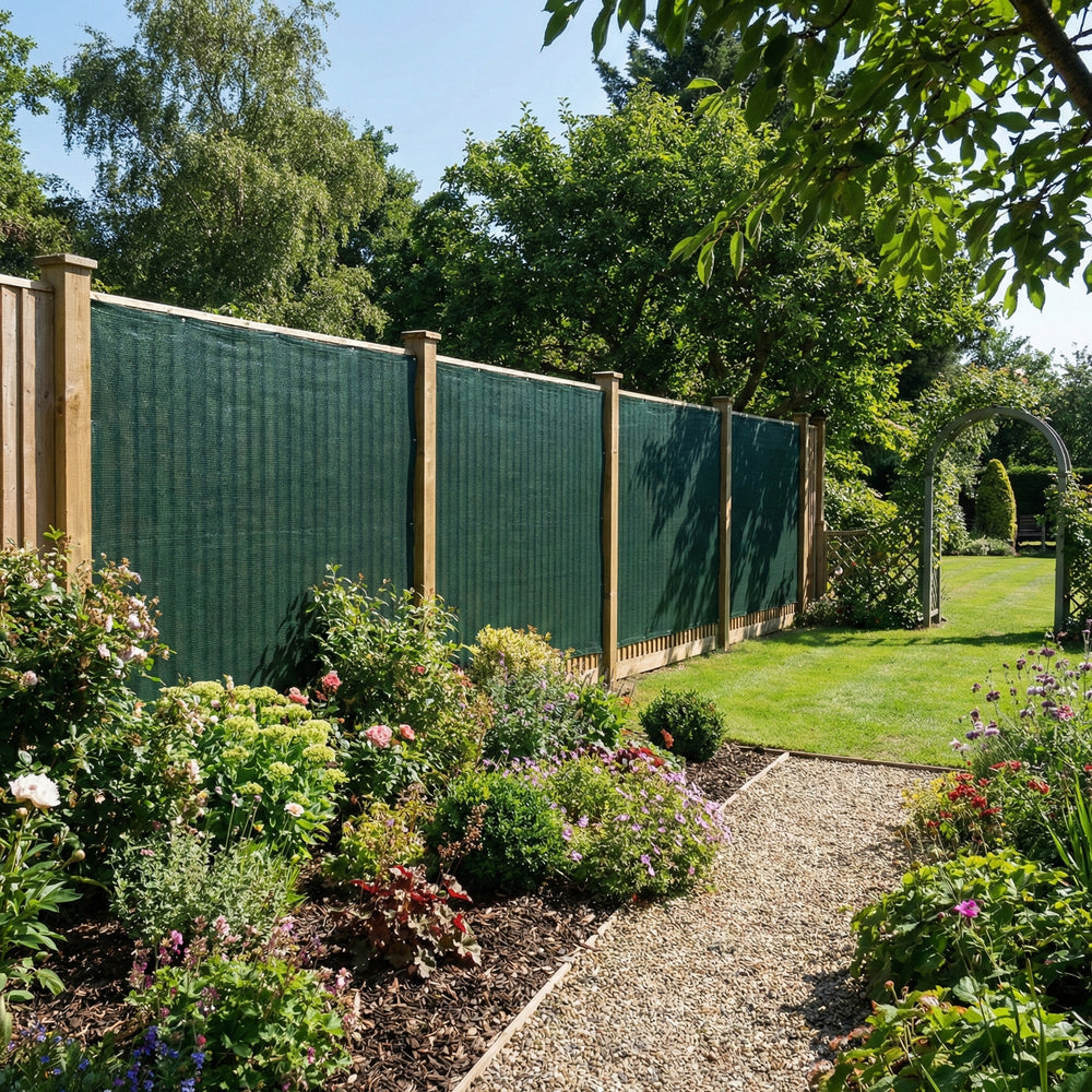 Premium 98% Shade Netting for Privacy - Heavy Duty HDPE Mesh with Multiple Sizes and Colors