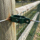 Premium Heavy Duty Steel Ratchet Tensioner - Green Powder Coated or Hot Dipped Galvanised Steel for Fencing Applications, 4" Long