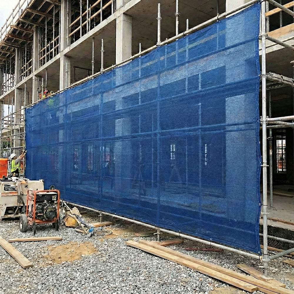 Premium 35% Knitted Windbreak Netting - 50m Roll for Weather Protection and Plant Safeguarding