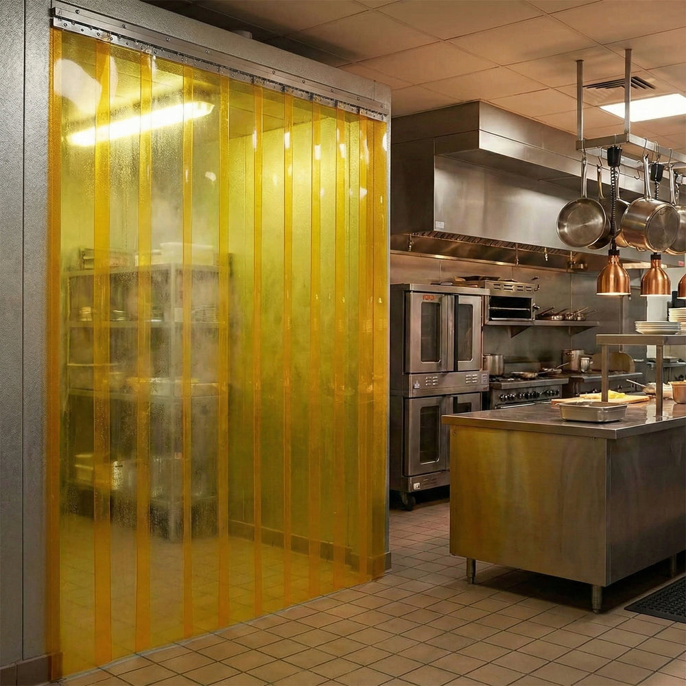 Transparent Colour PVC Strip Rolls – Flexible, High-Visibility PVC for Zoning & Partitioning