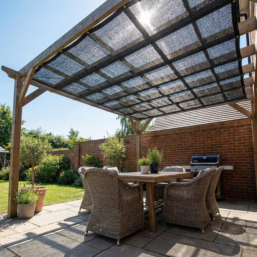 Premium 98% Shade Netting for Privacy - Heavy Duty HDPE Mesh with Multiple Sizes and Colors