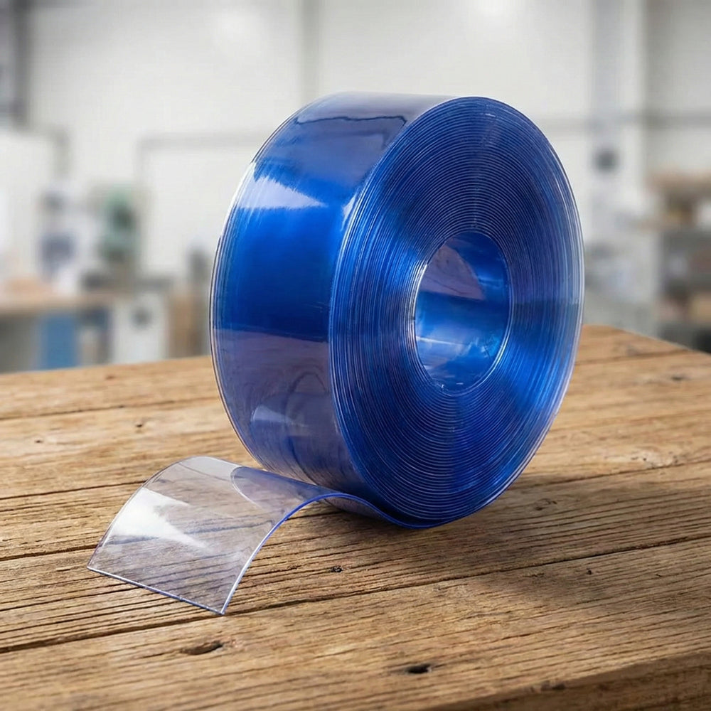 Standard Economy PVC Strip Rolls – Clear Flexible Door Curtain Strips for Industrial & Commercial Use