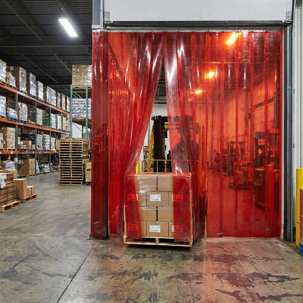 Transparent Colour PVC Strip Rolls – Flexible, High-Visibility PVC for Zoning & Partitioning