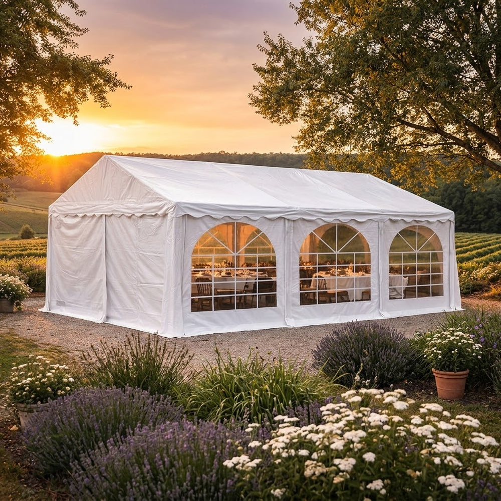 Marquee SEMI PRO Plus 4x6m PVC 900 - UK Garden Party Tent
