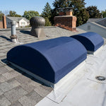 Custom Barrel Vaulted Skylight Cover – 1000D PVC Coated Polyester UV Protective Outdoor Skylight Shade Cover Made to Measure