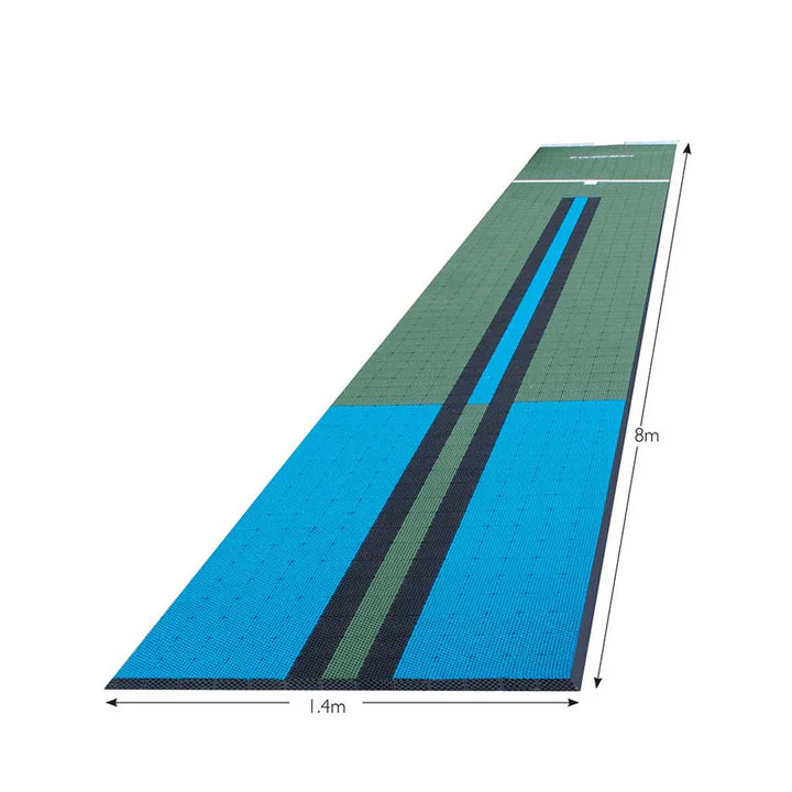 Durable Instant Cricket Pitch 8m x 1.4m Perfect for Clubs & Schools