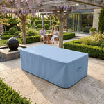 Custom Square & Rectangle Table Chair Set Covers | Waterproof Outdoor Patio Furniture Covers | DuraLite, DuraShield & DuraWeave Materials | UV & Weather Resistant