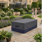 Custom Square & Rectangle Table Chair Set Covers | Waterproof Outdoor Patio Furniture Covers | DuraLite, DuraShield & DuraWeave Materials | UV & Weather Resistant
