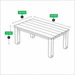 Custom Rectangular Garden Table Covers – Waterproof DuraLite, DuraWeave & DuraShield Fabric | Made to Measure