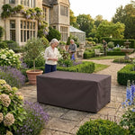 Custom Rectangular Garden Table Covers – Waterproof DuraLite, DuraWeave & DuraShield Fabric | Made to Measure