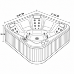 Custom Hot Tub Covers | Waterproof Outdoor Spa Covers | UV Resistant Weatherproof Hot Tub Covers | Heavy Duty Replacement Covers | Made-to-Measure Spa Covers