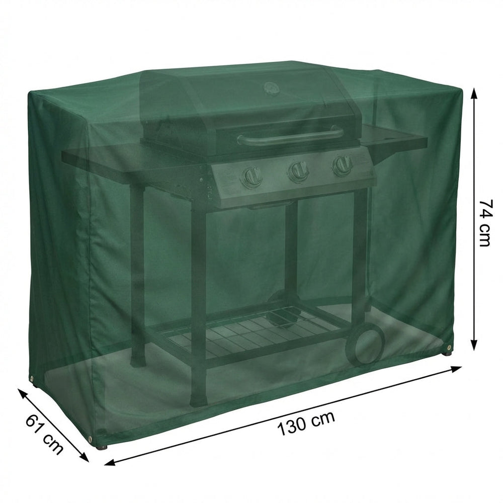 BBQ Cover – 61x130x74 cm Green – Heavy Duty Waterproof – Outdoor Protection