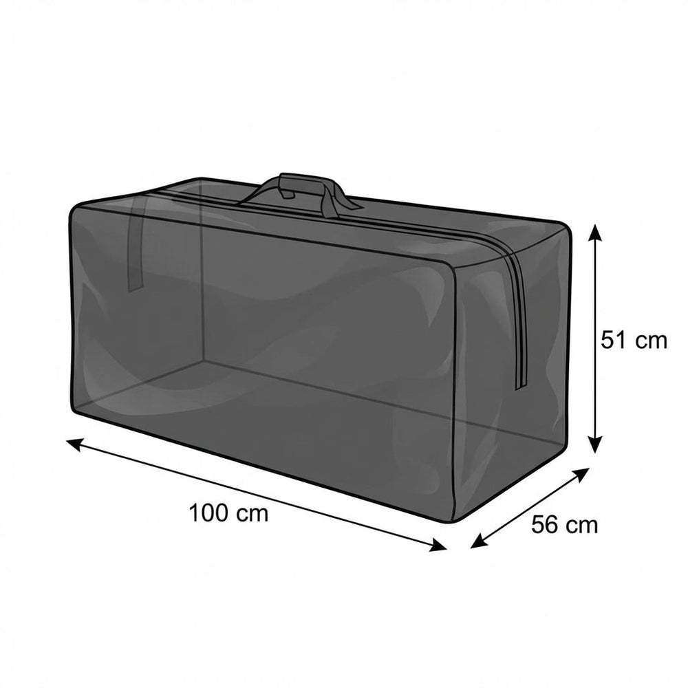 Cushion Storage Bag – Black – Polyethylene Material – Indoor Use