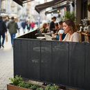 Premium Rattan Weave Artificial Screening Fencing - 1m Height x 20m Length, Weather Resistant and Stylish Privacy Solution