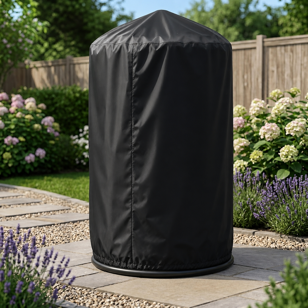 Deluxe Hanging Chair Cover – Black – PVC Backed Polyester – Outdoor Protection