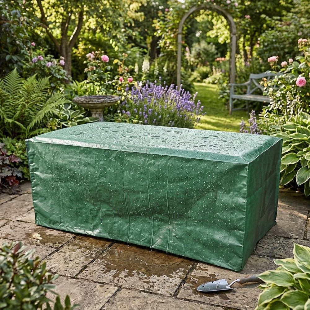 Table Cover – 4 Seater Rectangular – Heavy Duty Waterproof – Outdoor Furniture Protection