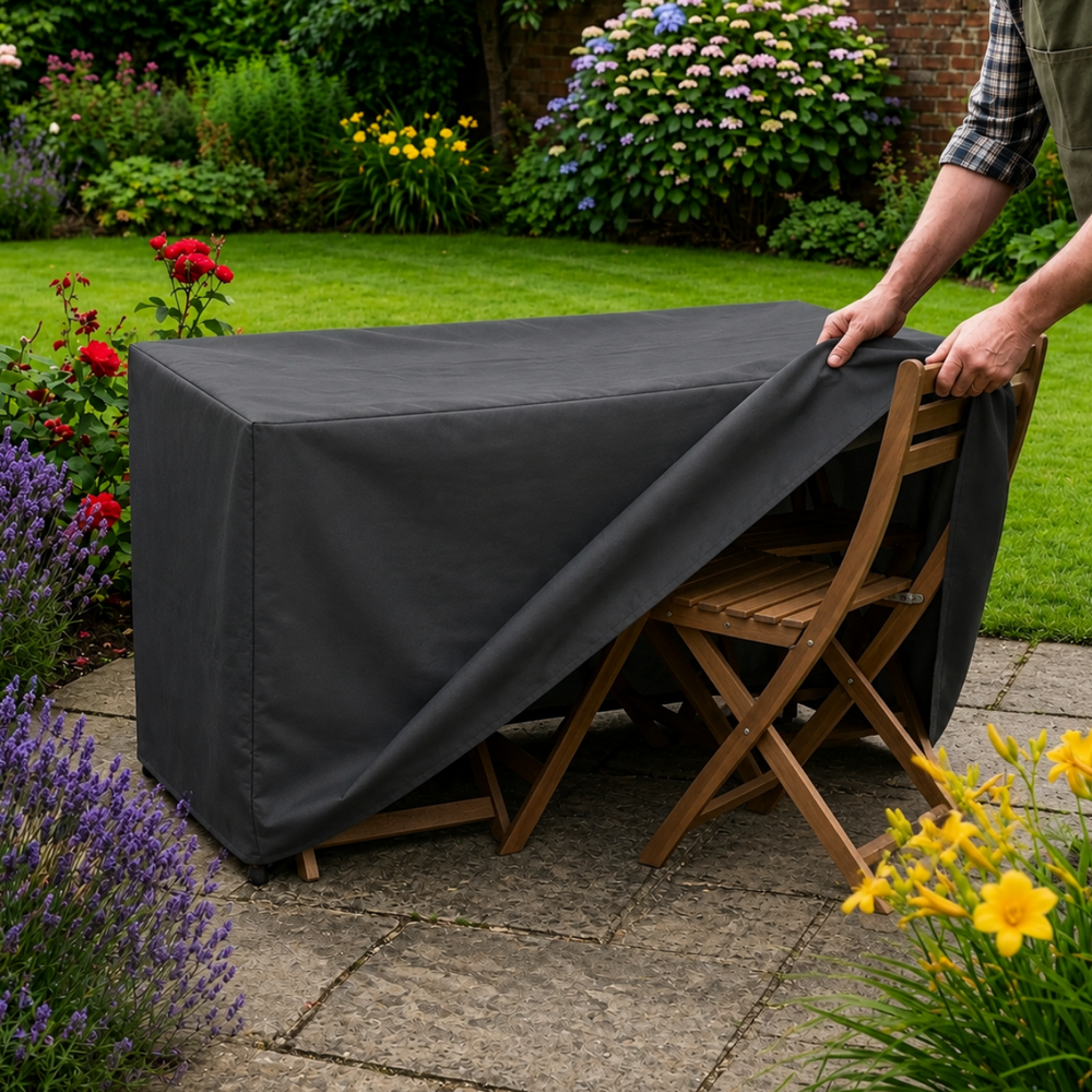 Bistro Set Cover – Medium Charcoal – Durable Polyester – Outdoor Protection