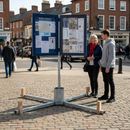 Premium Heavy Duty Display Stand for Large Trees Up to 15ft with Galvanised Finish and Extra Stability Features