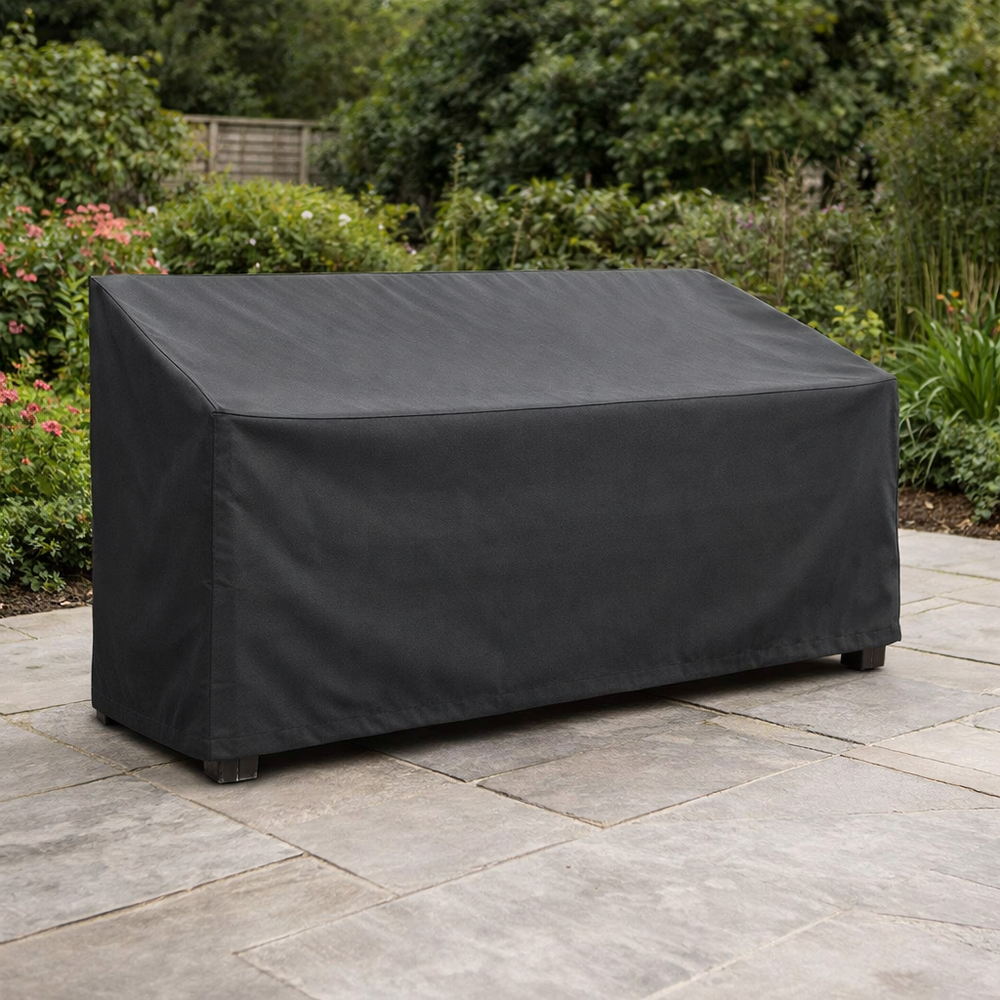 Bench Cover – Large Charcoal – Durable Polyester – Outdoor Protection