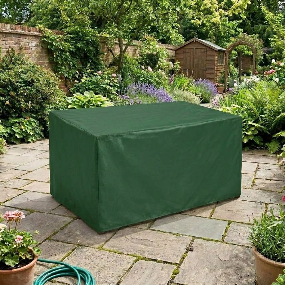 Rectangular Table Cover – 4 Seat – Reversible PVC Backed – Outdoor Protection