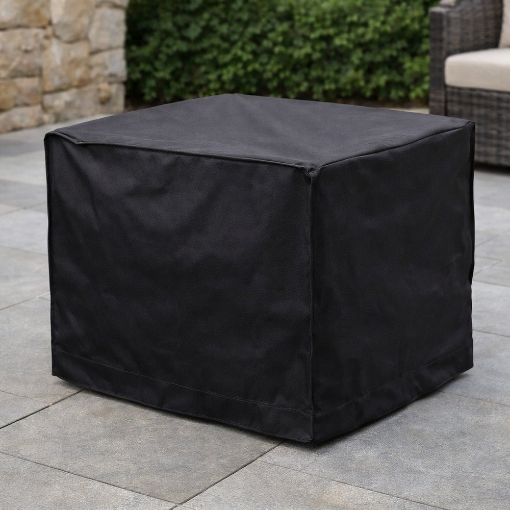 Large Square Fire Pit Cover – Black – Heavy Duty Waterproof – Outdoor Protection