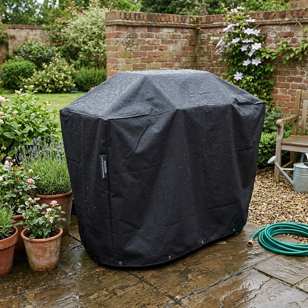 BBQ Cover – Medium 124cm – PVC Backed Polyester – All-Weather Protection