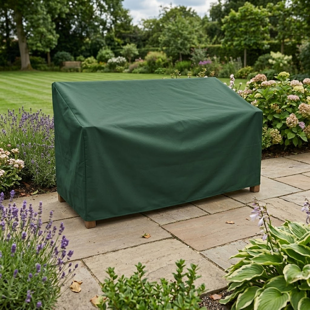 3 Seater Bench Cover – Medium – Reversible & Waterproof – Outdoor Furniture Protection