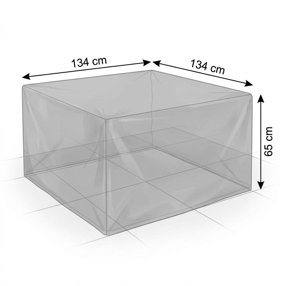4 Seater Cube Set Cover – Extra Large Black – Waterproof Protection – Garden Furniture