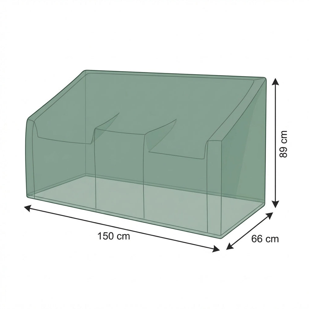 Outdoor Seat Cover – 150cm Green – Durable Polyester – All-Weather Protection