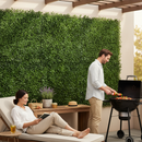 Premium Artificial Boxwood Hedge Panel 50cm x 50cm - Maintenance Free Green Wall for Indoor and Outdoor Privacy