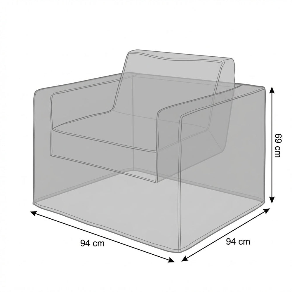 Large Armchair Cover – 94cm – Heavy Duty Waterproof – Outdoor Furniture Protection