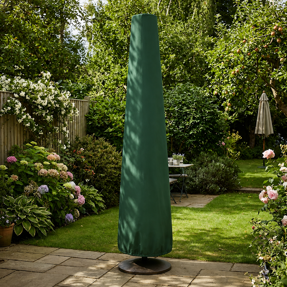 Giant Parasol Cover – Green – Heavy Duty Waterproof – Outdoor Protection