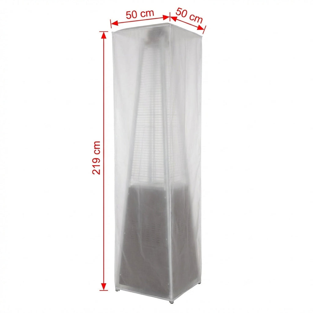 Tall Square Heater Cover – 54x54x219cm – Reversible Waterproof – Patio Protection