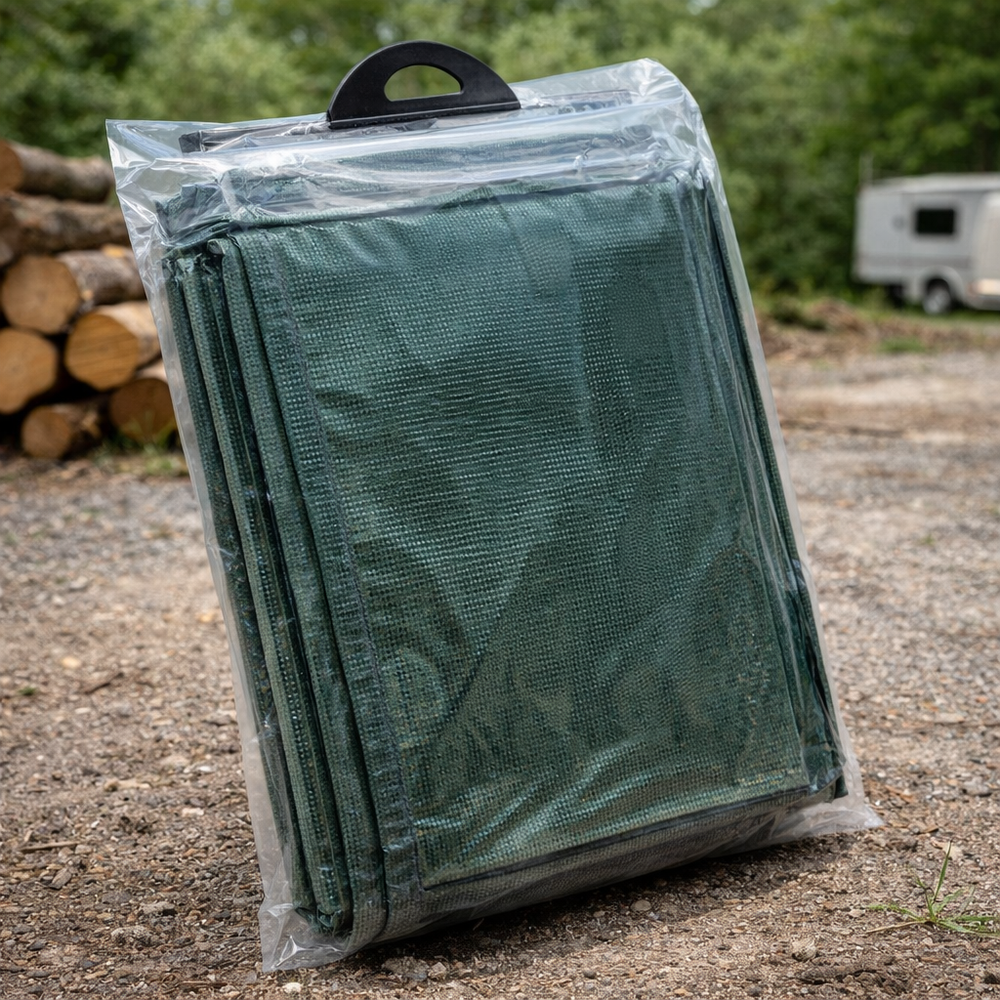 Heavy Duty Tarpaulin – 4m x 3m – Cross Laminated PE – Outdoor Protection