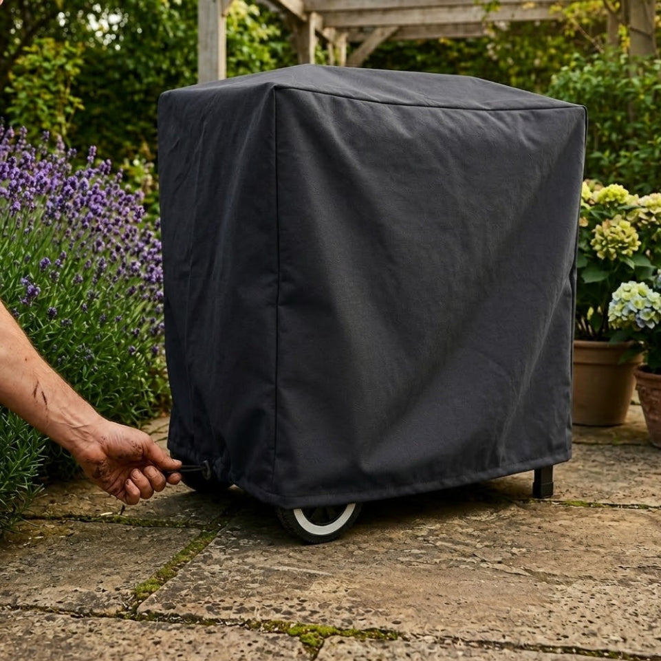 Trolley Barbecue Cover – Charcoal – Durable Polyester – Outdoor Protection