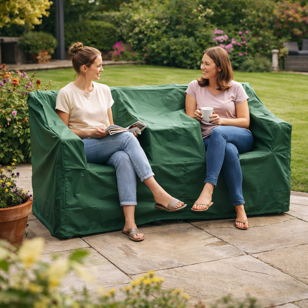 Heavy Duty Companion Seat Cover – 184x66x81 cm Green – UV & Weather Protection