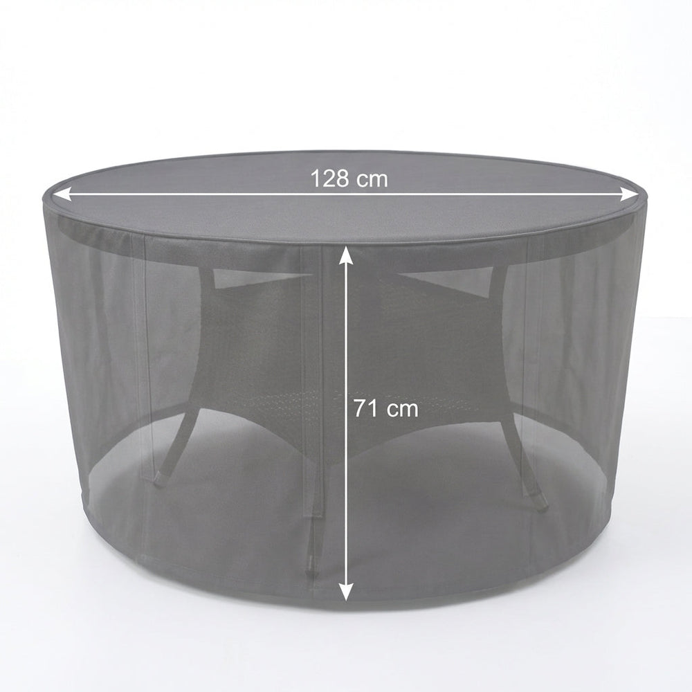 Circular Table Cover – Medium Charcoal – Polyester – Outdoor Protection