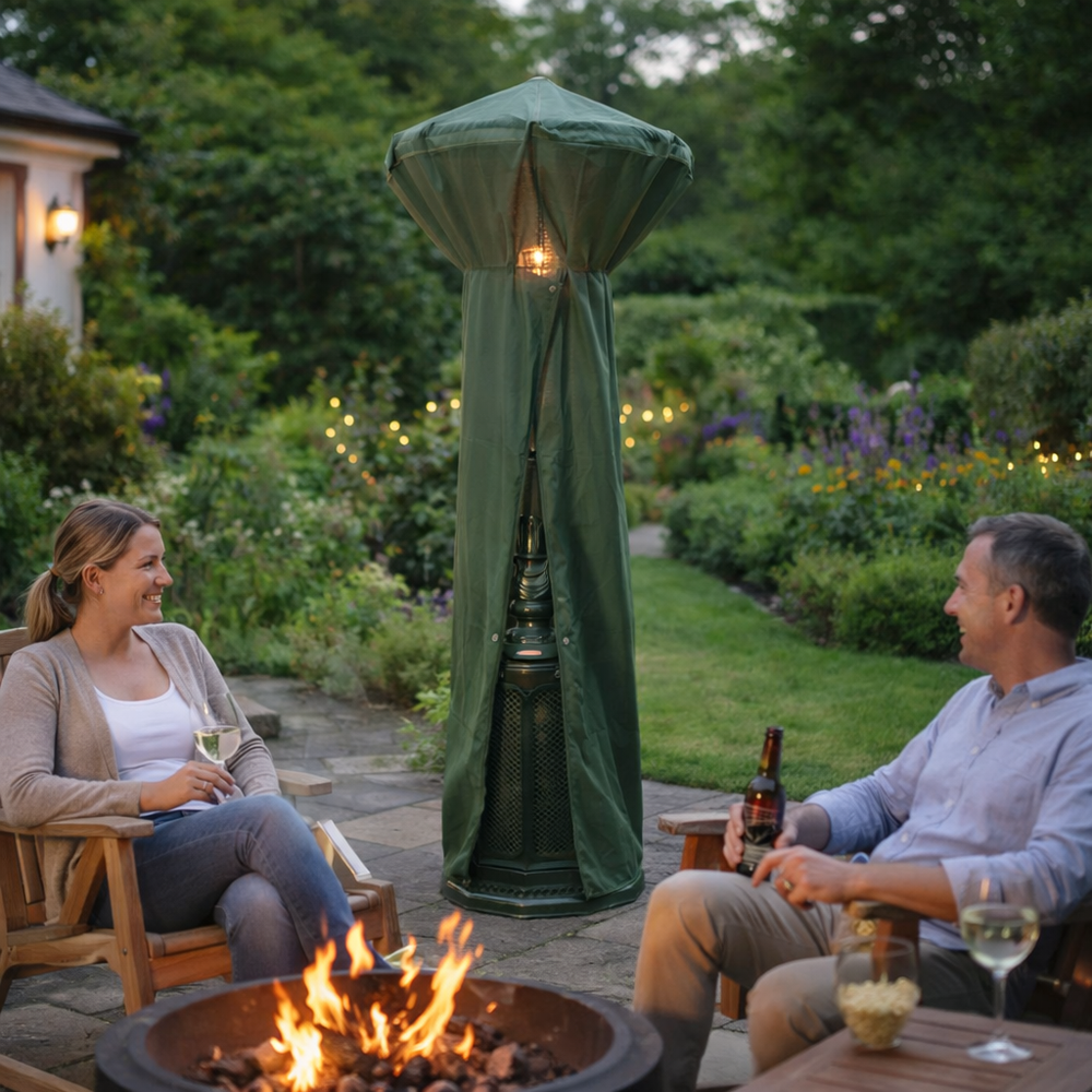 Round Patio Heater Cover – Green – Waterproof & UV Protected – Outdoor Protection