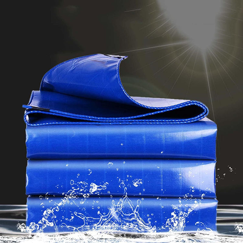 Reliable Heavy Duty Waterproof Blue Tarpaulins (560gsm) for All-Weather Protection