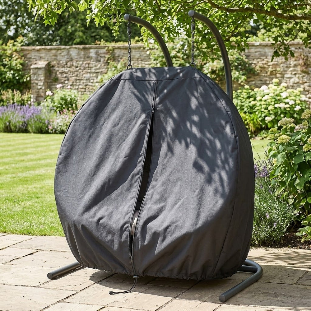 Double Hanging Chair Cover – Black – Super Tough Waterproof – Outdoor Protection