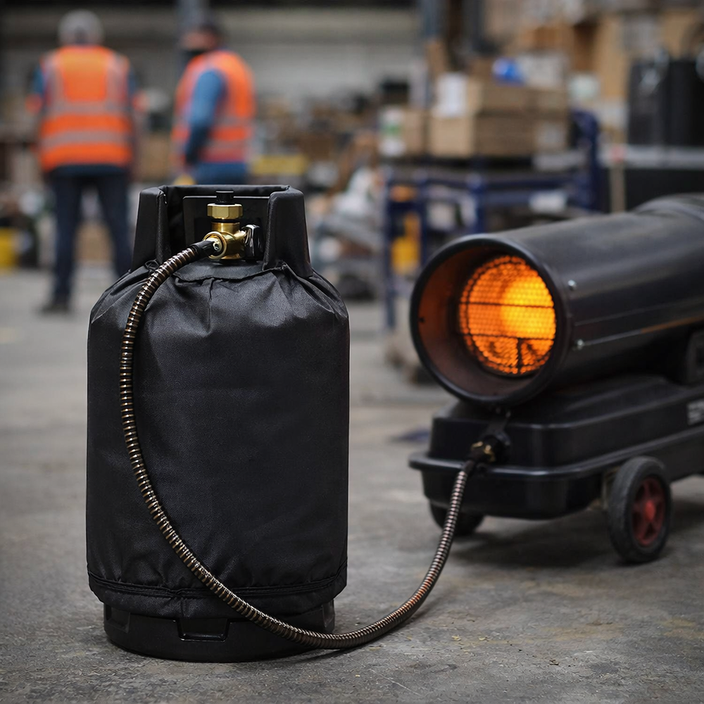 Gas Bottle Cover – 7kg Black – Super Tough Waterproof – Outdoor Protection