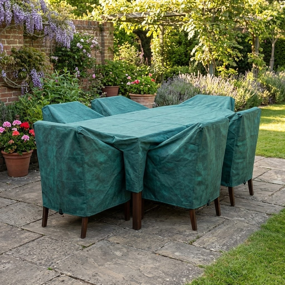 Rectangular Furniture Set Cover – 6 Seater – Tough Material – Outdoor Protection