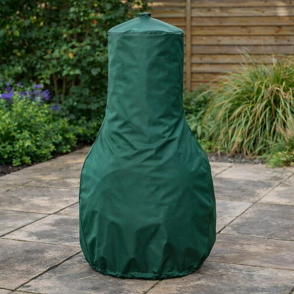 Heavy Duty Large Chimenea Cover – Green – Polyethylene – Outdoor Protection