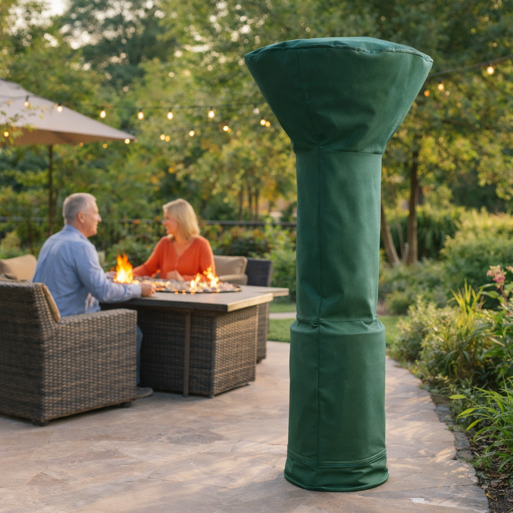 Patio Heater Cover – Green – Super Tough & Weatherproof – Outdoor Protection
