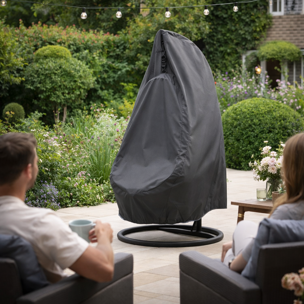 Hanging Chair Cover – Medium Charcoal – Durable Polyester – Outdoor Protection