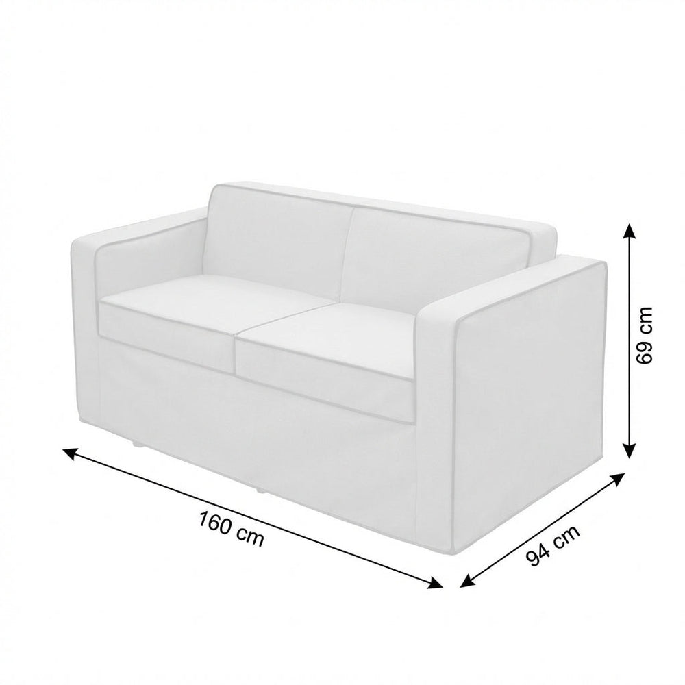 2 Seater Sofa Cover – Large 160cm – Heavy Duty Waterproof – Outdoor Furniture Protection
